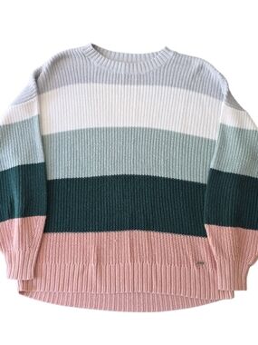 Hollister Women’s XS Color Block Chunky Knit Sweater